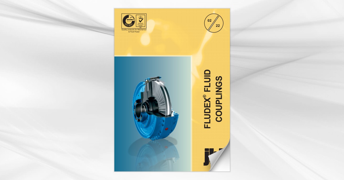 FLUDEX hydrodynamic fluid couplings available from jbj Techniques Limited