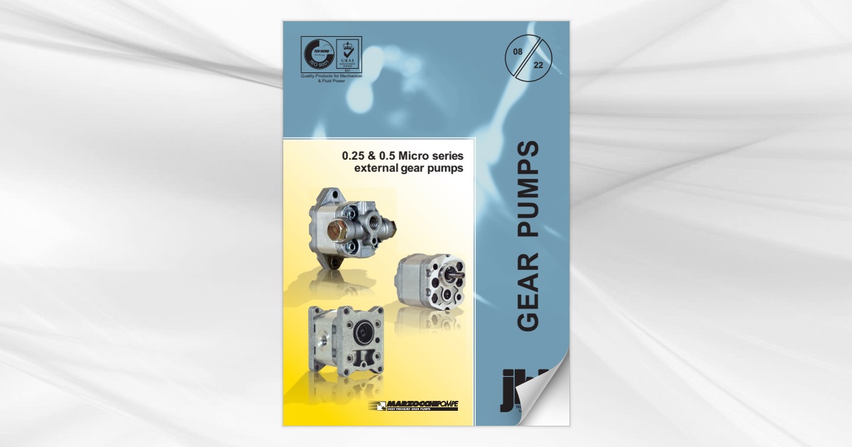Micro hydraulic gear pumps