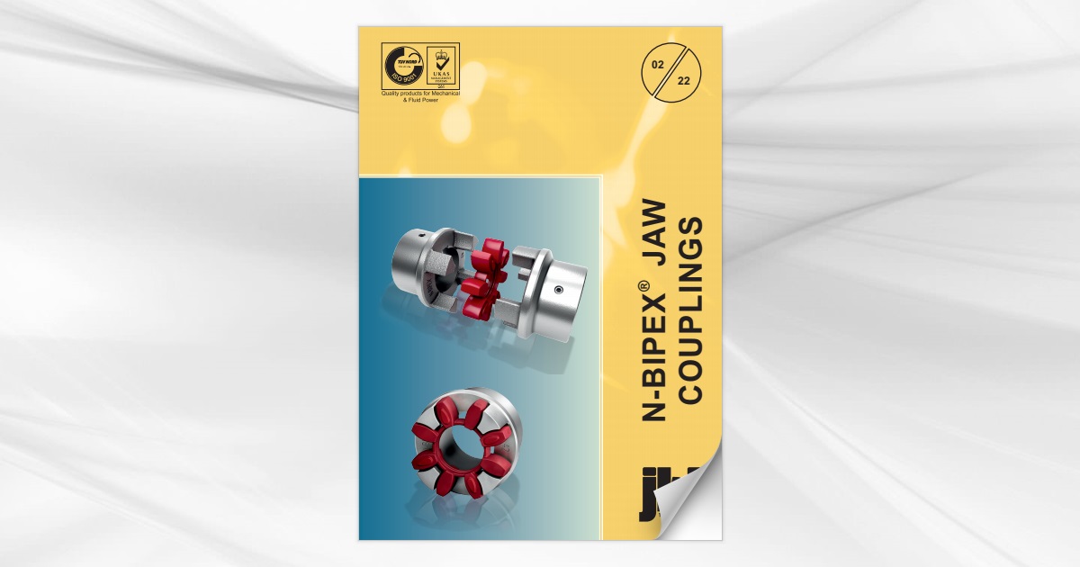 NBipex jaw couplings available from jbj Techniques Limited