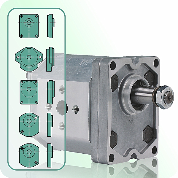 ALP2 series hydraulic gear pump