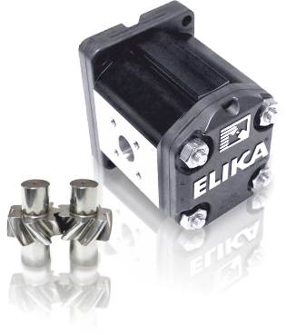 Elika low noise, high efficiency gear pump