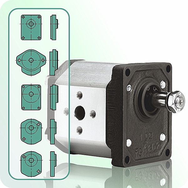 GHP2 series hydraulic gear pump