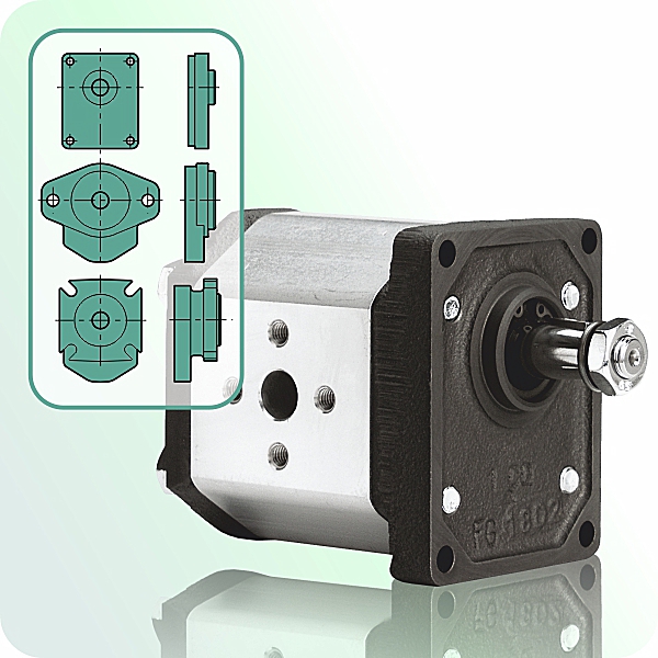 GHM1 series hydraulic gear motor