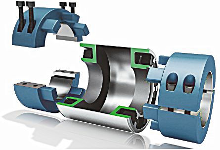 Cutaway of double cardanic system of the new N-Eupex DK