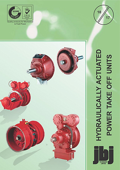 Hydraulic power take off unit (PTO) tech spec brochure