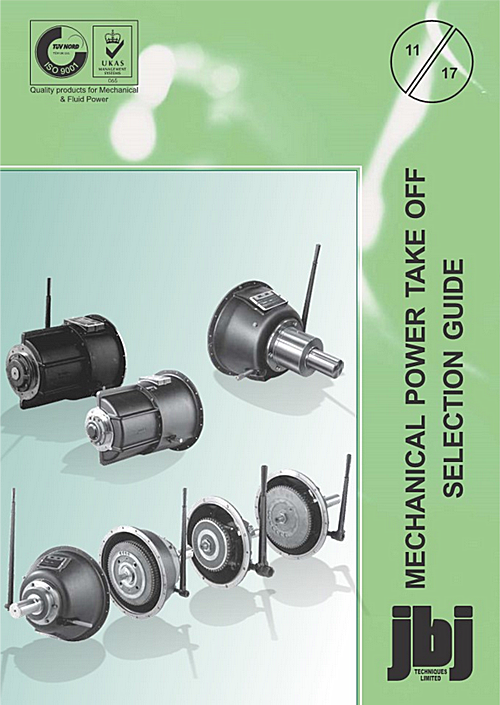 Mechanical power take off unit (PTO) tech spec brochure
