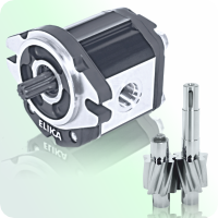 Elika low noise, low pulsation helical gear pumps