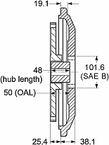 Pump mounting for Cummins® B3.3 - Shown with LK 100