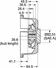 Pump mounting for Kubota Super Mini - Shown with LK 80