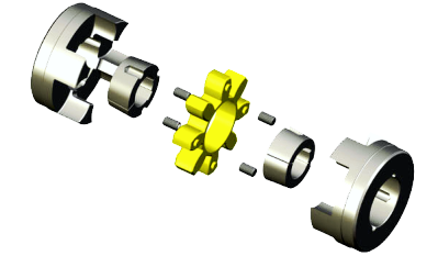 Spider coupling with taper bushing image