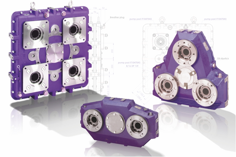 Multiple power take-off units / splitter gearboxes from jbj Techniques Limited #DriveLineHarmony