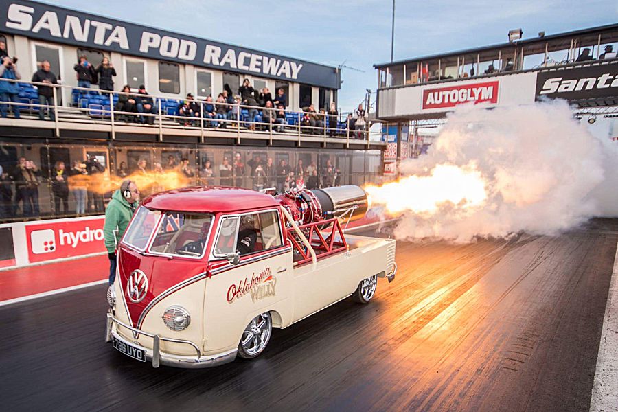 Marzocchi gear pump at Santa Pod