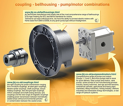 Coupling, bellhousing, pump packages.