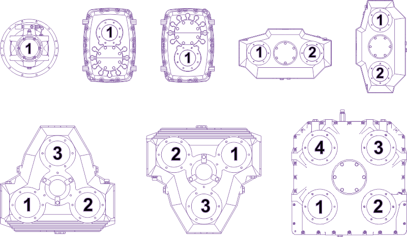 pump drive configurations